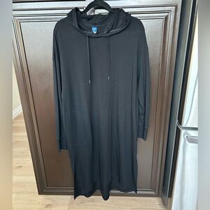 Old Navy black hoodie dress. Size Large